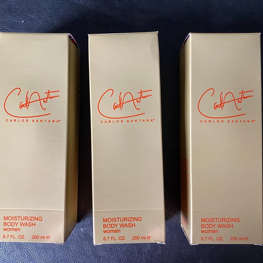 3 Carlos Santana for women body wash. Sold together for $25